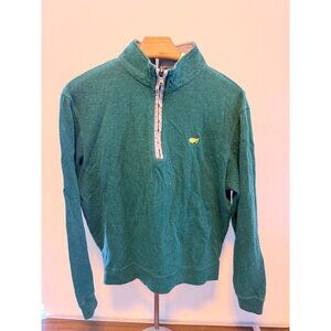 Augusta National Masters Collection 1/4 Zip Pullover Sweater Mens Small S Green